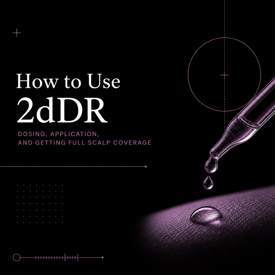 How to Use 2dDR: Dosing, Application, and Getting Full Scalp Coverage