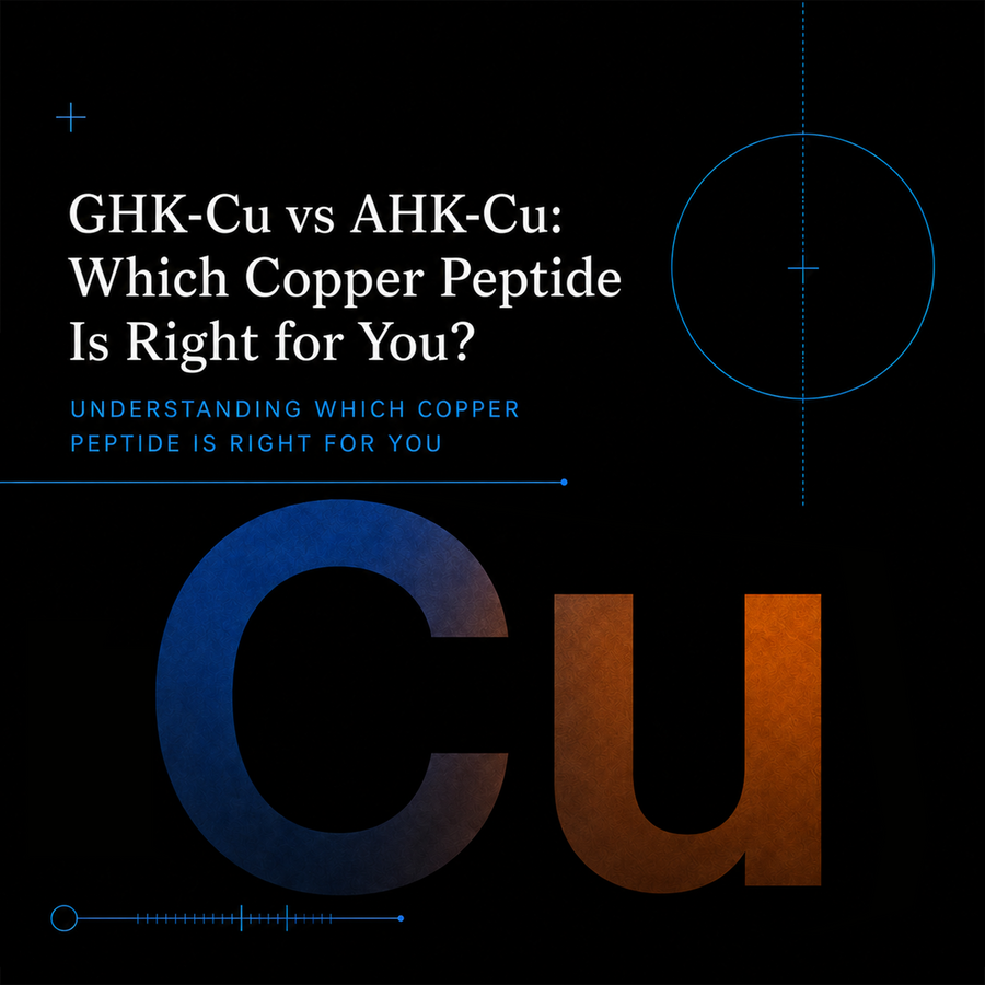 GHK-Cu vs AHK-Cu: Which Copper Peptide Is Right for You?