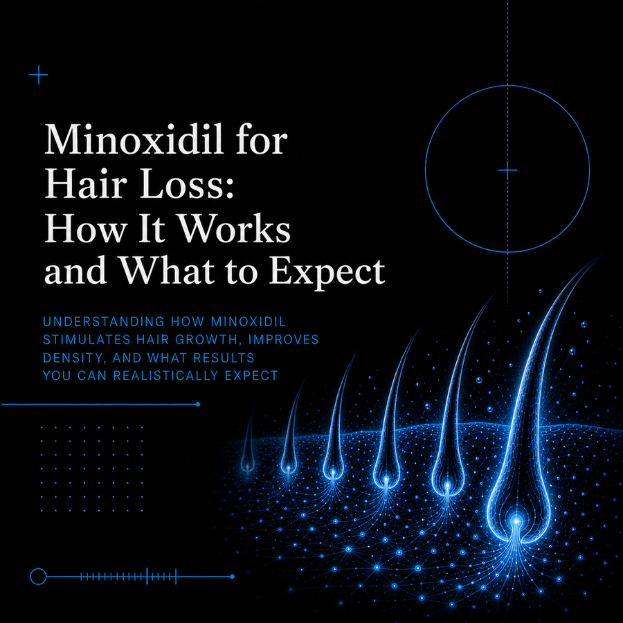 Minoxidil for Hair Loss: How It Works, What the Evidence Shows, and What to Expect