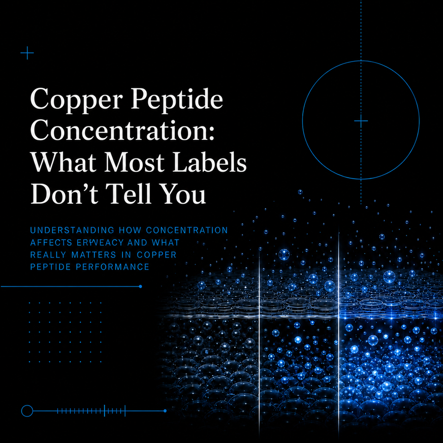 Copper Peptide Concentration: What Most Labels Don't Tell You