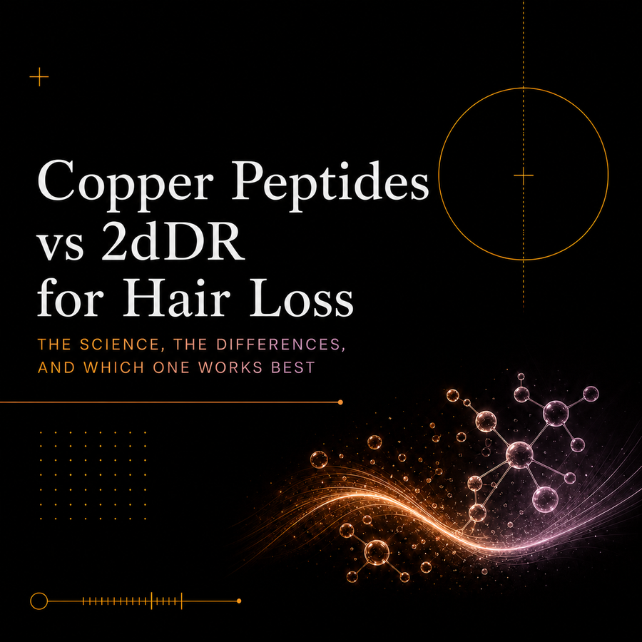 Copper Peptides vs 2dDR for Hair Loss: How They Differ and How to Choose