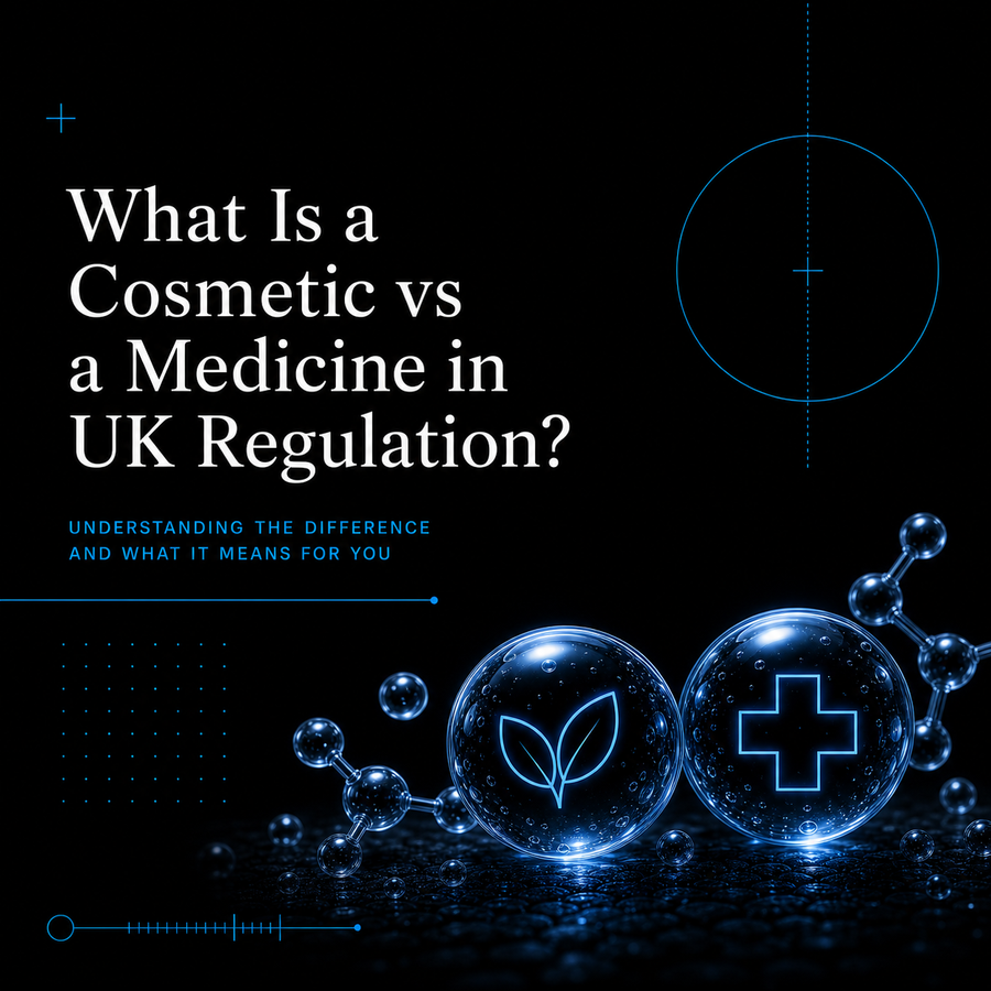 What Is a Cosmetic vs a Medicine? How UK Regulation Defines the Difference
