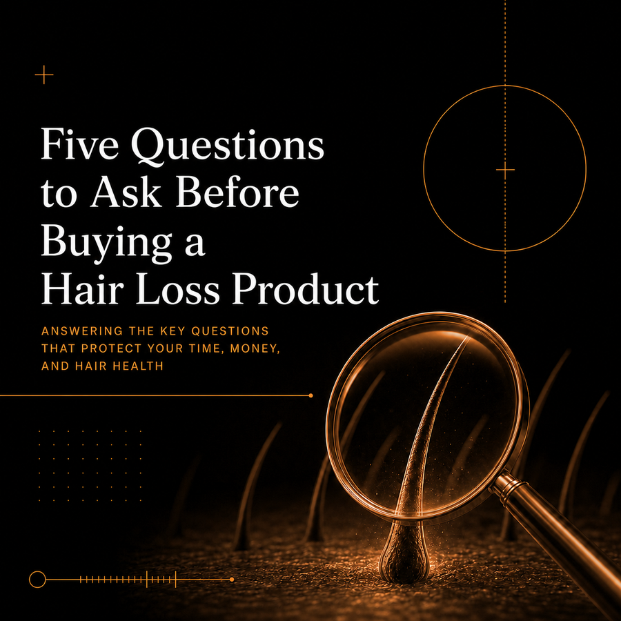 Five Questions to Ask Before Buying a Hair Loss Product
