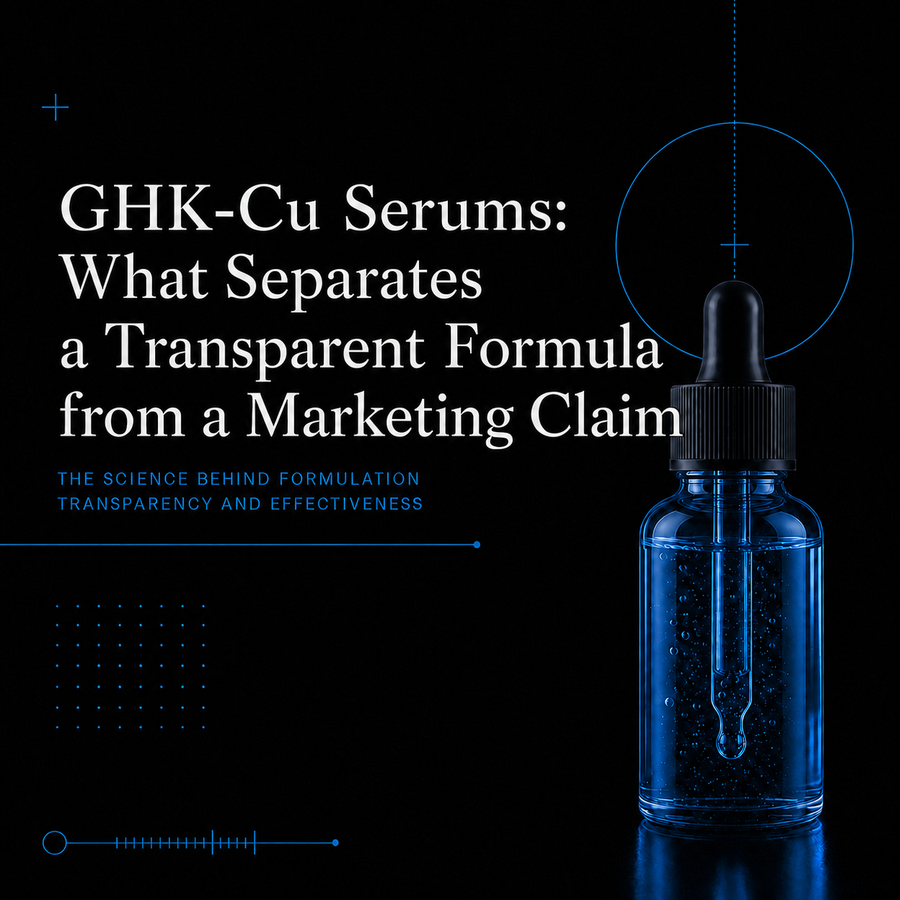 GHK-Cu 1% Serums: What Separates a Transparent Formula from a Marketing Claim